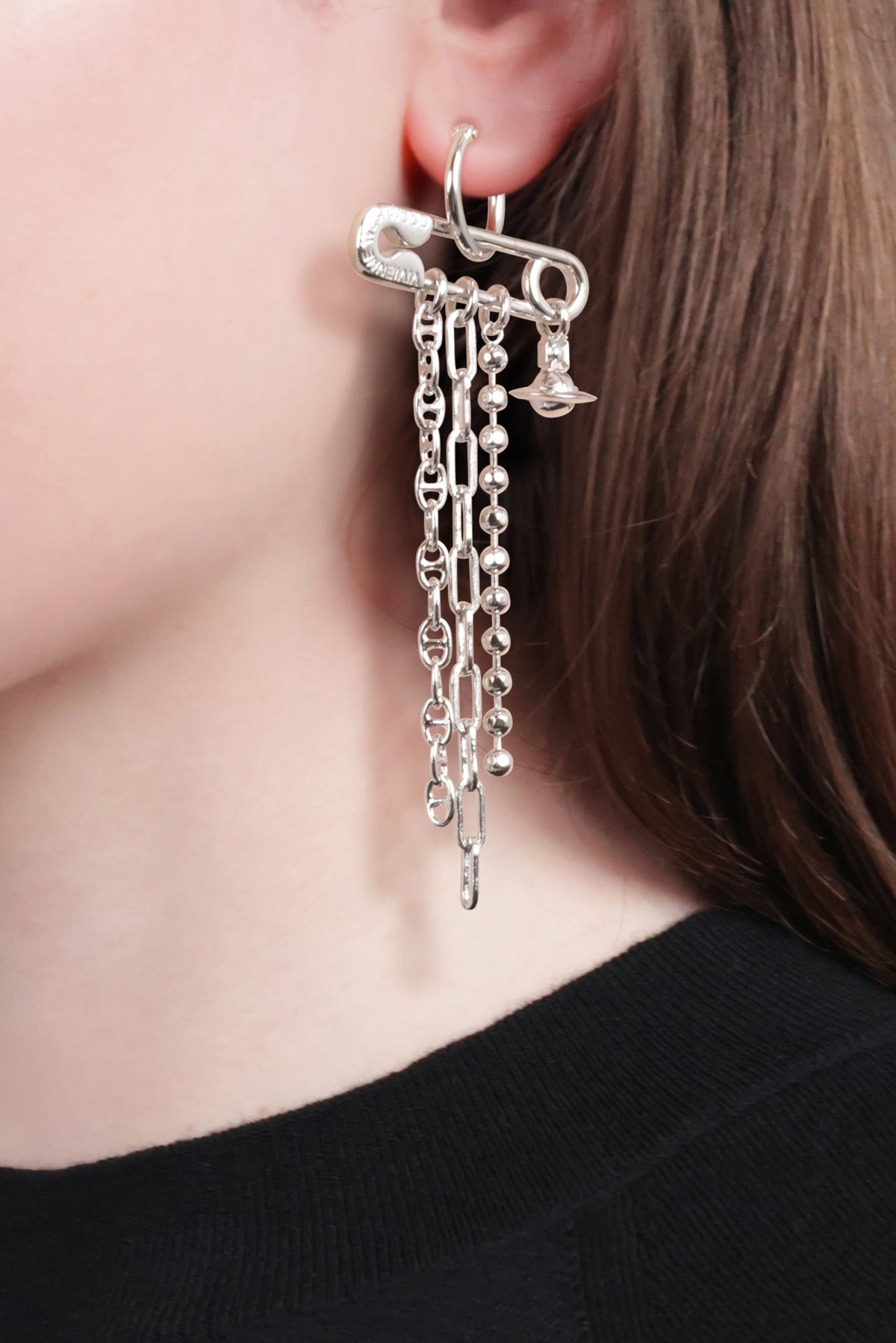 Ginetta Earrings | Silver