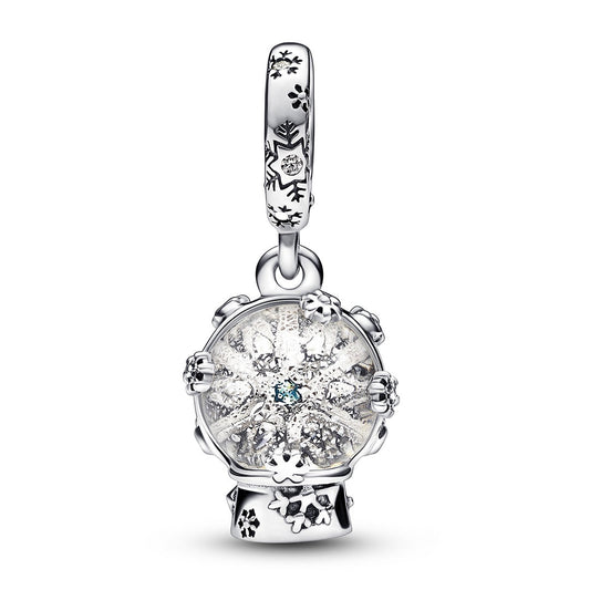 Pandora Snowflake Snowglobe Dangle Charm