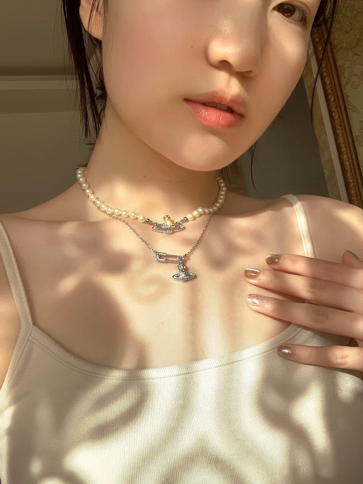 Vivienne Westwood Lucrece Orb Necklace ж‰Јй‡ќй–ѓй‘Ѕрџ§· [Blackpink JennieеђЊж¬ѕж‰Јй‡ќзі»е€—]