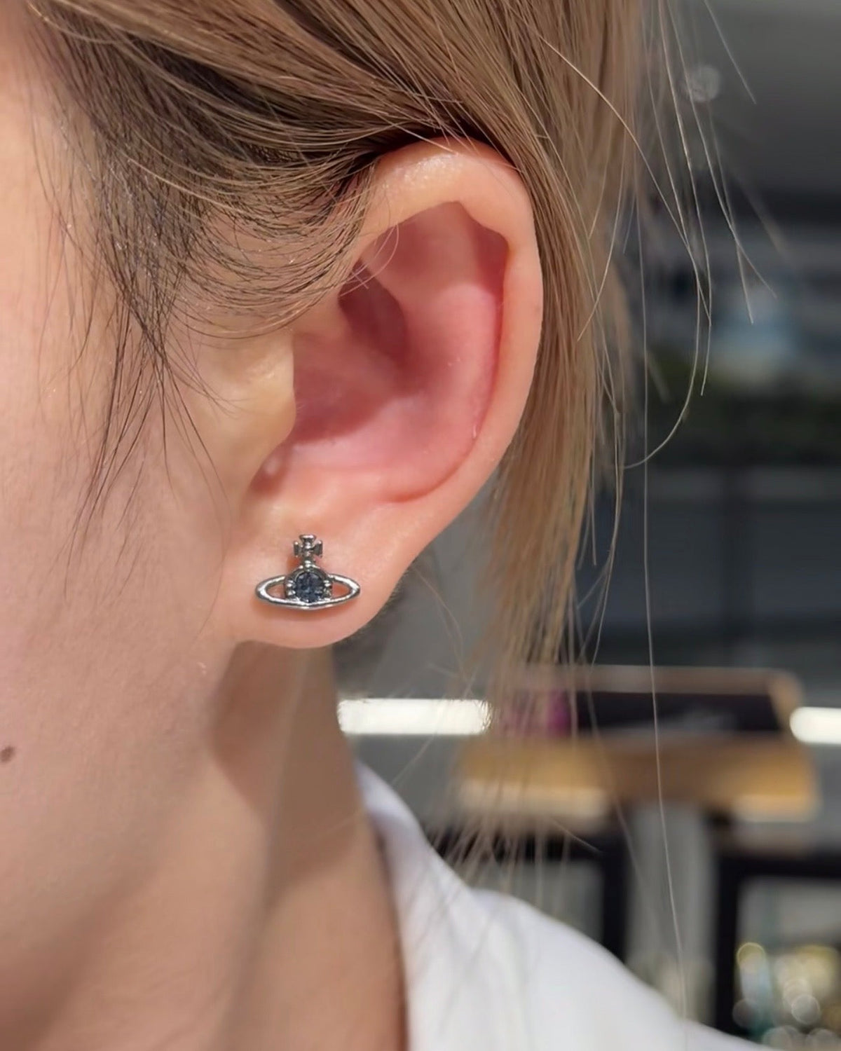 Vivienne Westwood Nano Solitaire Earrings