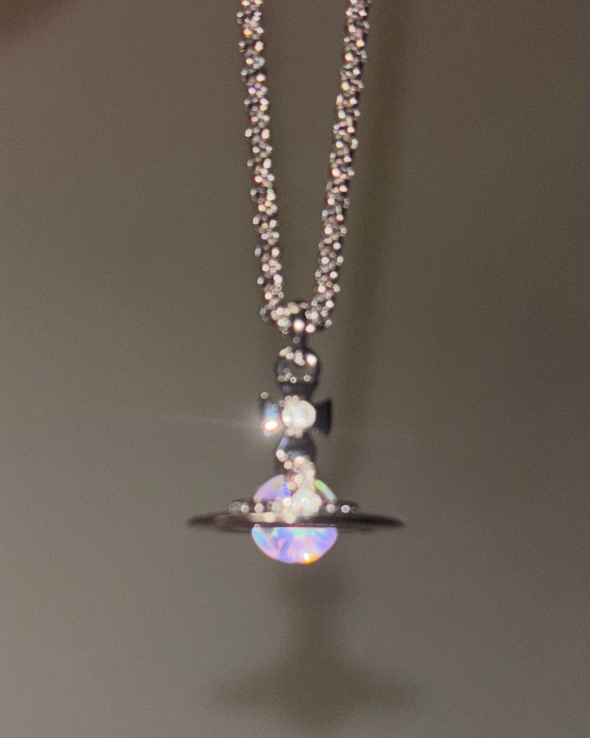 Vivienne Westwood ORB Pendant Crystal Iridescent Limited Edition [Super Limited Restock! All Stock Available Now - A Rare Opportunity!]