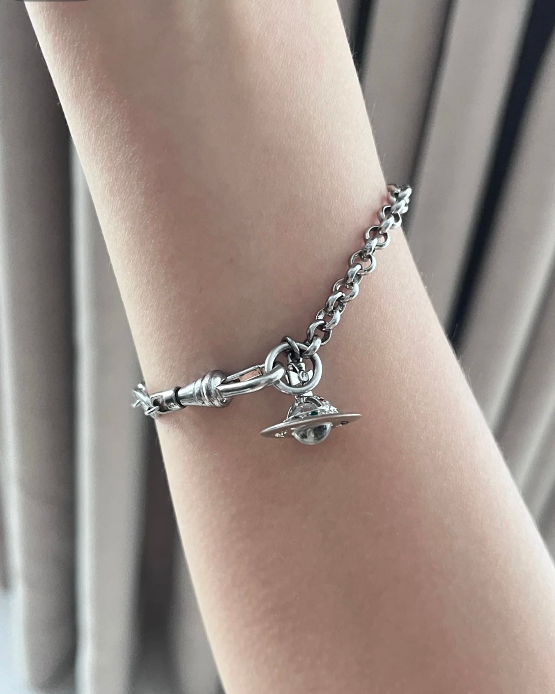 Vivienne Westwood Orb Pendant Crystal Bracelet [Limited Edition Iridescent Available Now!]