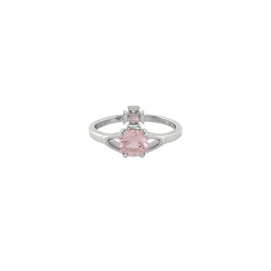 Vivienne Westwood Platinum Champagne Reina Petite Ring