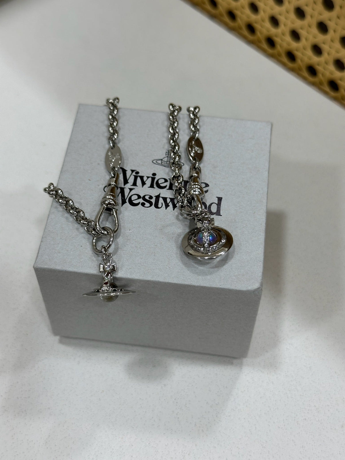 Vivienne Westwood Orb Pendant Crystal Bracelet [Limited Edition Iridescent Available Now!]