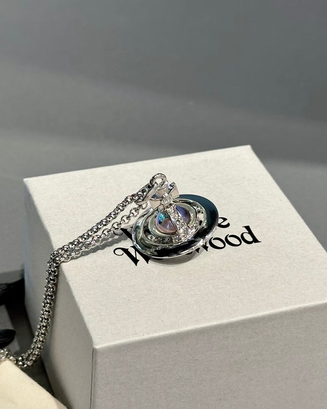 Vivienne Westwood ORB Pendant Crystal Iridescent Limited Edition [Super Limited Restock! All Stock Available Now - A Rare Opportunity!]