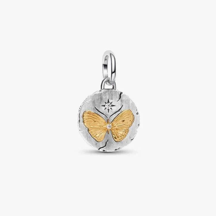Pandora Butterfly Medallion Charm