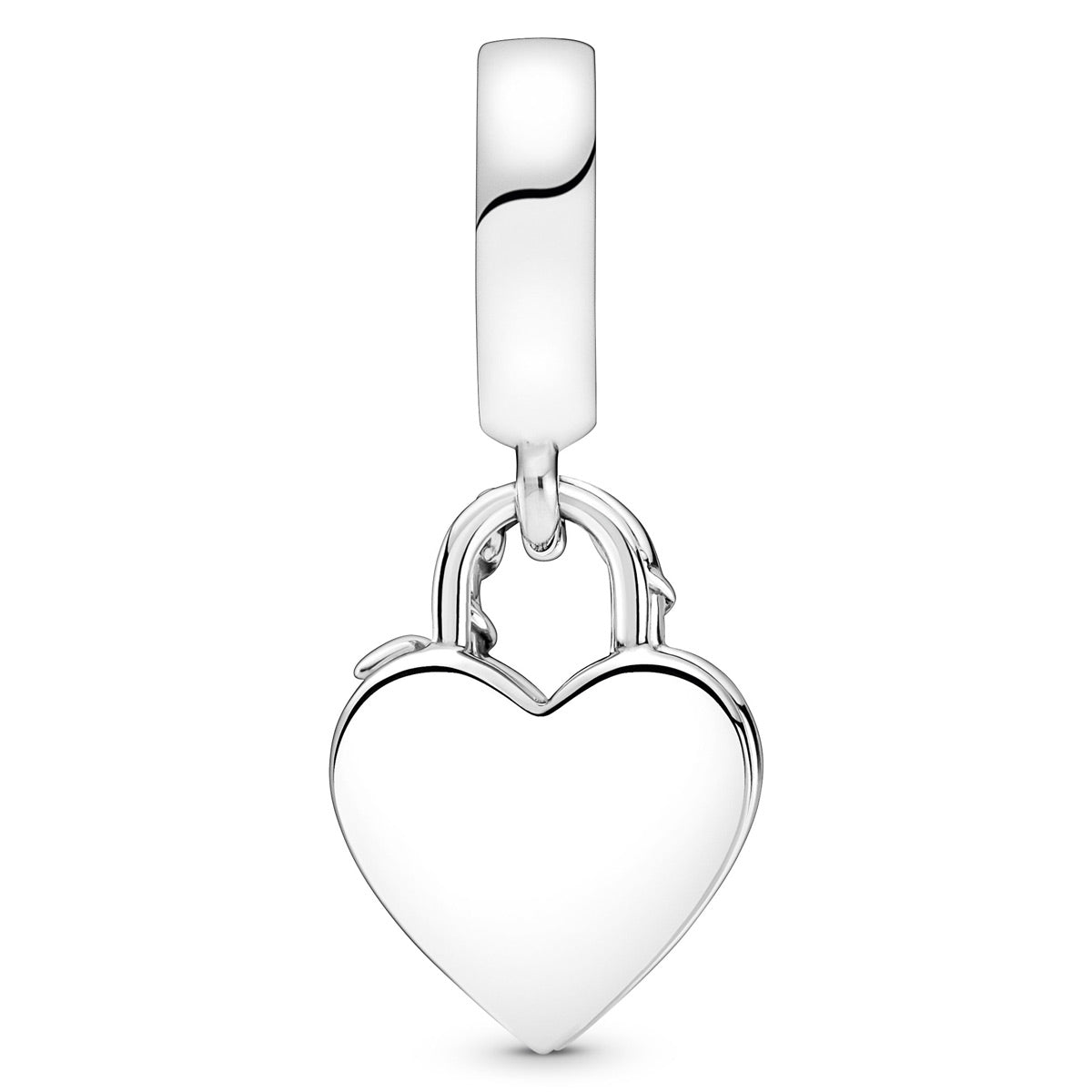Pandora Rose Heart Padlock Dangle Charm