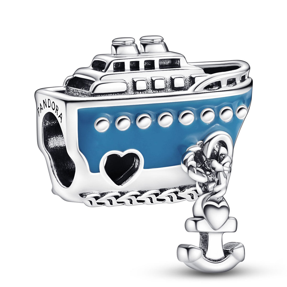 Pandora Anchored Cruise Ship Charm