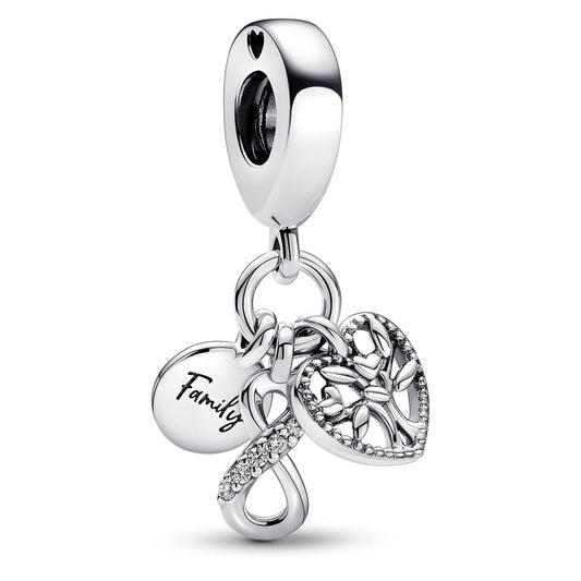 Pandora Family Infinity Triple Dangle Charm
