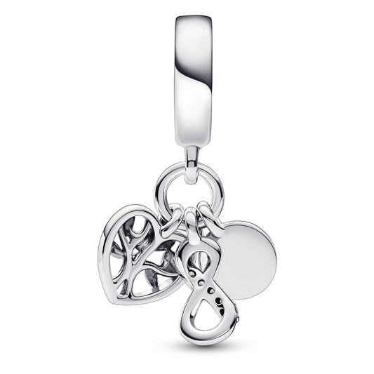 Pandora Family Infinity Triple Dangle Charm