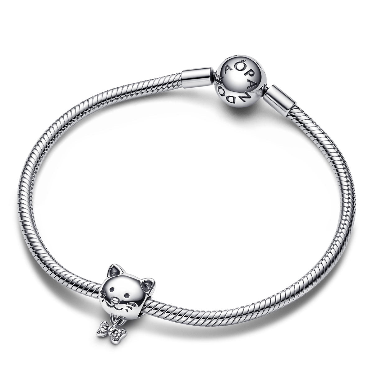 Pandora Pet Cat & Bow Charm
