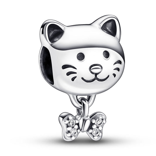 Pandora Pet Cat & Bow Charm