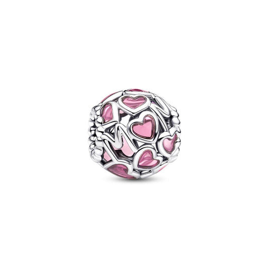 Pandora Openwork Hearts Mom Charm