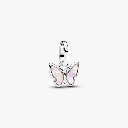 Pink Butterfly Mini Dangle Pandora Charm