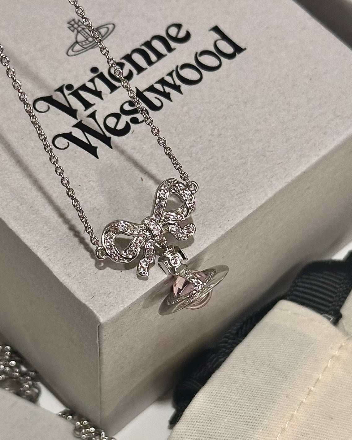 Vivienne Westwood Octavie Necklace иќґиќ¶зµђж�џзђѓ 100%зґ”йЉЂ [IVEз›ґдє•жЂњеђЊж¬ѕ]
