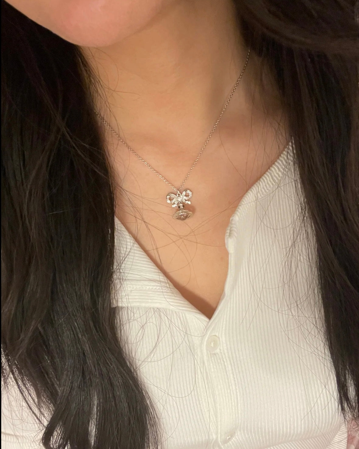 Vivienne Westwood Octavie Necklace иќґиќ¶зµђж�џзђѓ 100%зґ”йЉЂ [IVEз›ґдє•жЂњеђЊж¬ѕ]