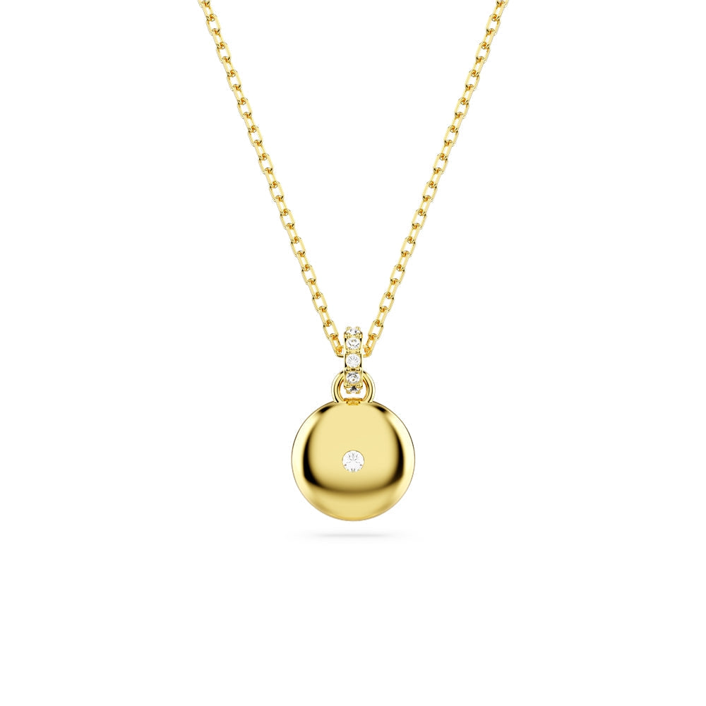 Swarovski Meteora White Crystal Gold-Tone Plated Necklace