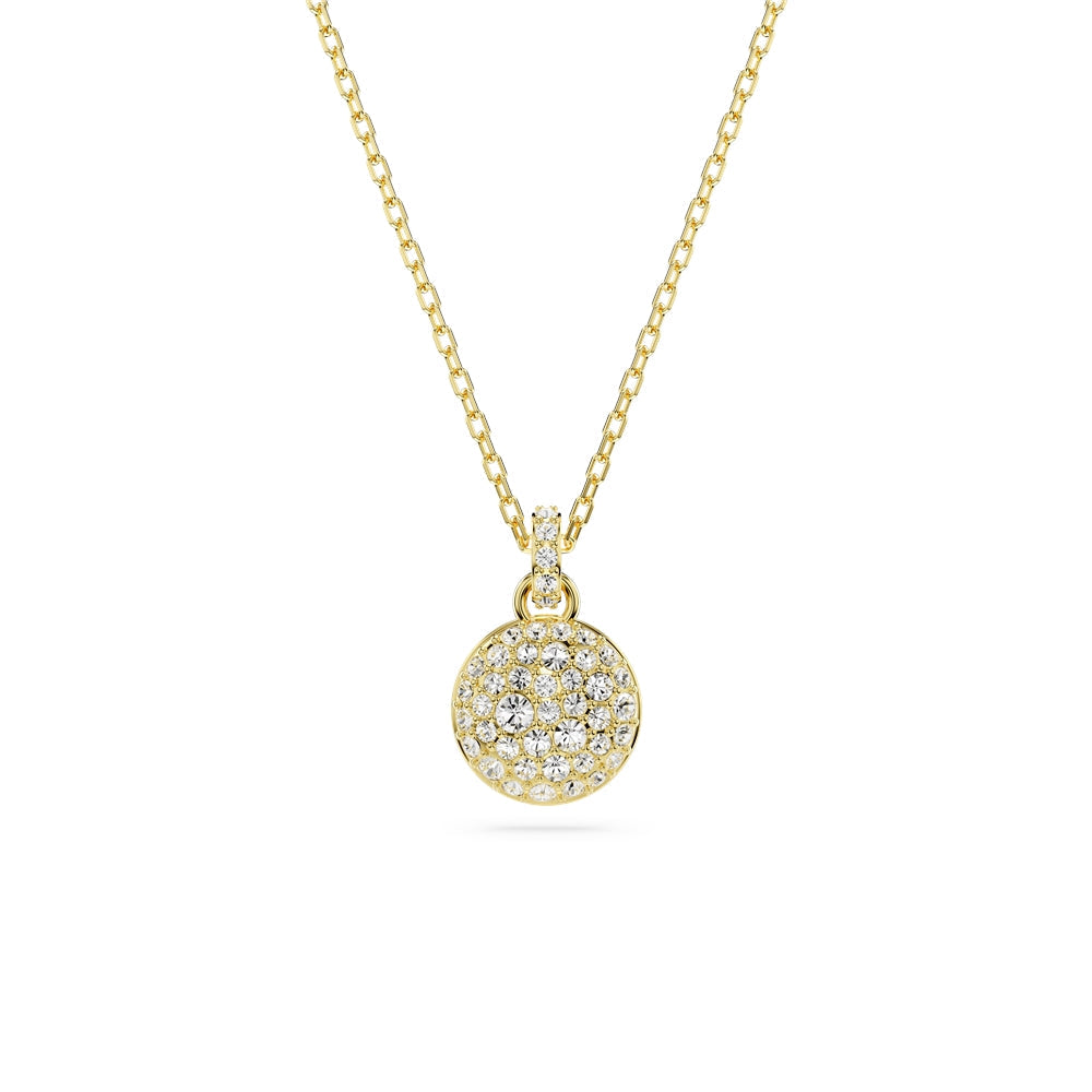 Swarovski Meteora White Crystal Gold-Tone Plated Necklace