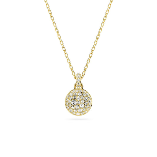 Swarovski Meteora White Crystal Gold-Tone Plated Necklace