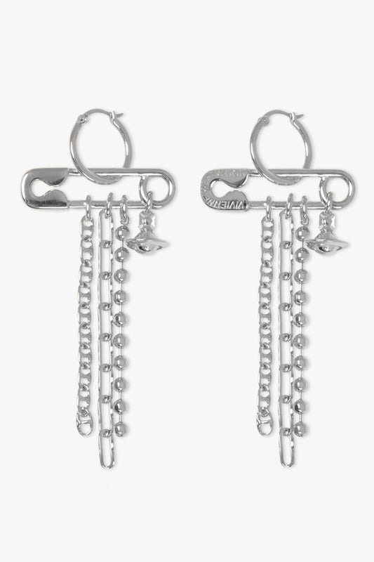 Ginetta Earrings | Silver