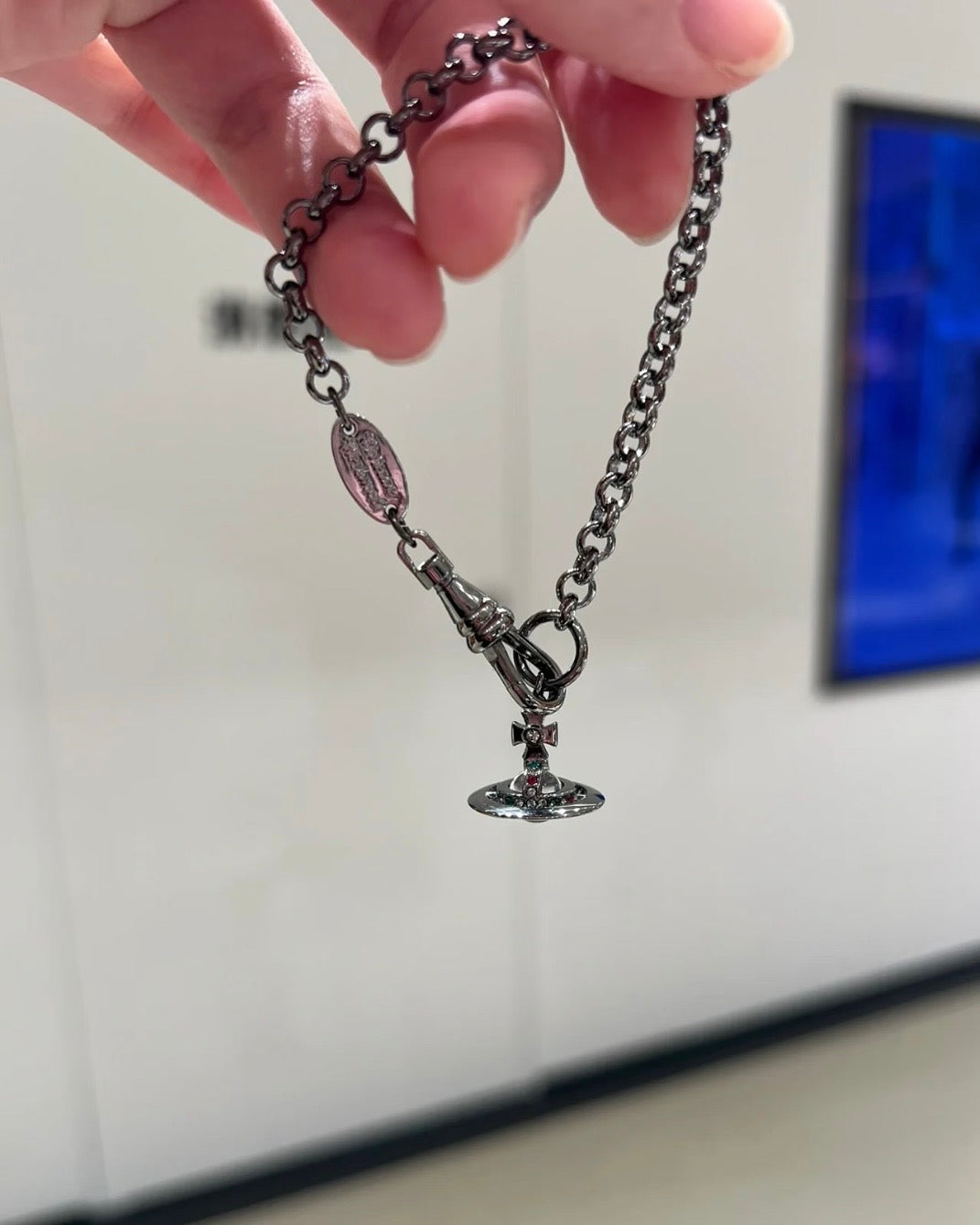 Vivienne Westwood Orb Pendant Crystal Bracelet [Limited Edition Iridescent Available Now!]