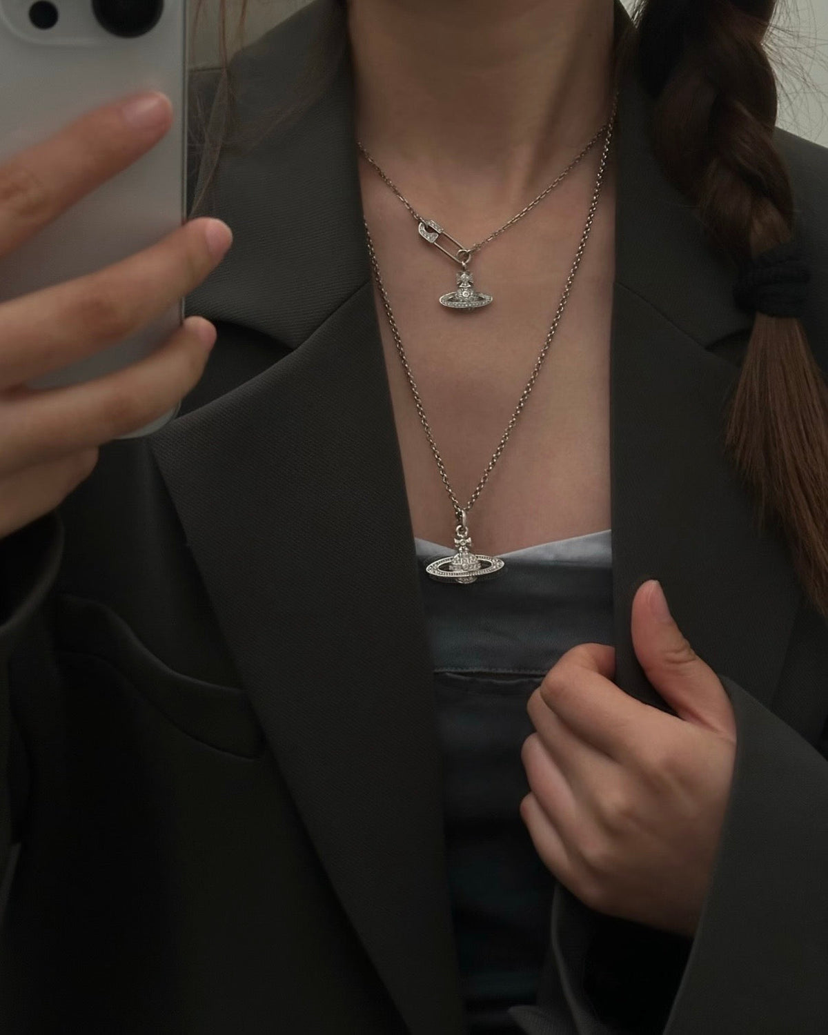 Vivienne Westwood Lucrece Orb Necklace ж‰Јй‡ќй–ѓй‘Ѕрџ§· [Blackpink JennieеђЊж¬ѕж‰Јй‡ќзі»е€—]