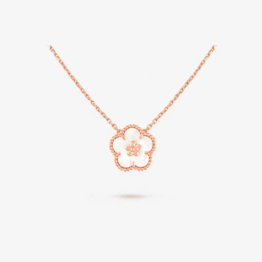 Van Cleef & Arpels Lucky Spring Plum Blossom Necklace