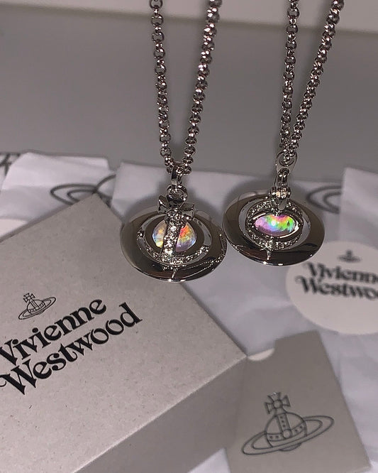 Vivienne Westwood ORB Pendant Crystal Iridescent Limited Edition [Super Limited Restock! All Stock Available Now - A Rare Opportunity!]