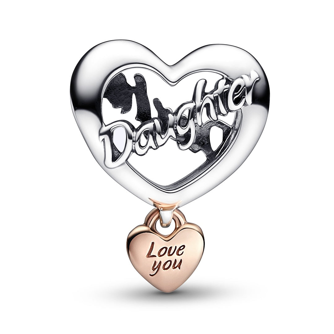 Pandora Love You Daughter Heart Charm