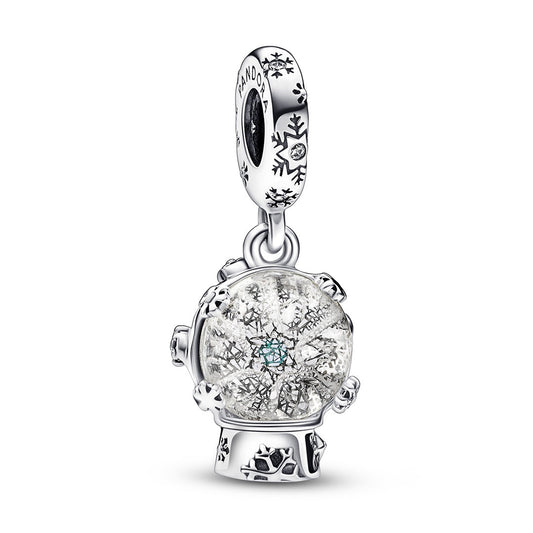 Pandora Snowflake Snowglobe Dangle Charm
