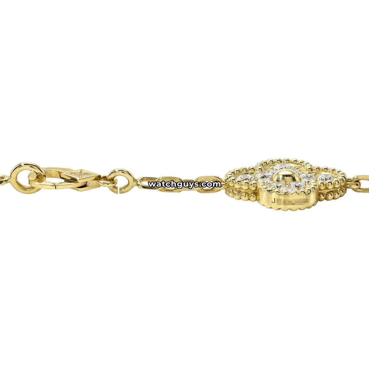 Van Cleef & Arpels Vintage Alhambra Necklace 10 Motif Diamond