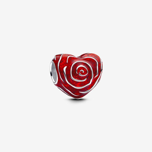 Charm Cuore di Rosa Rossa - 793673C01