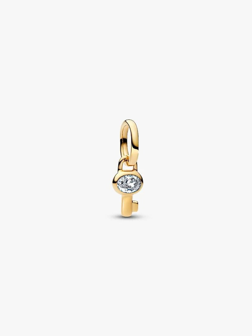 Key Mini Dangle Charm - 14ct Gold Plated - 764339C01