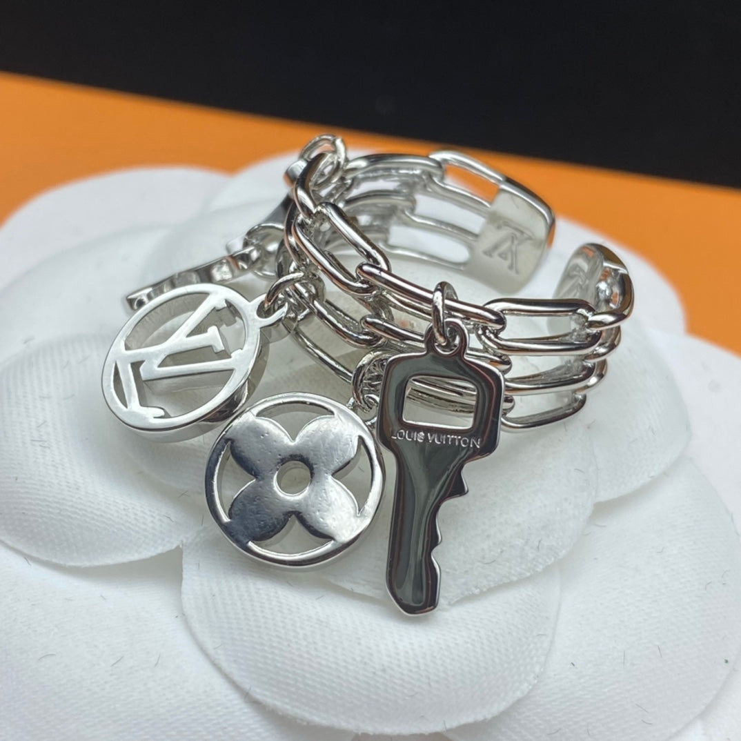 Louis Vuitton Classic Key Monogram Pendant Ring – Luxury Designer Jewelry