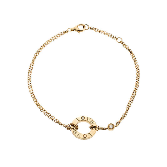 CARTIER LOVE BRACELET 2 DIAMOND