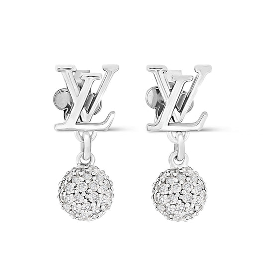 Louis Vuitton LV Iconic Louisa strass earrings
